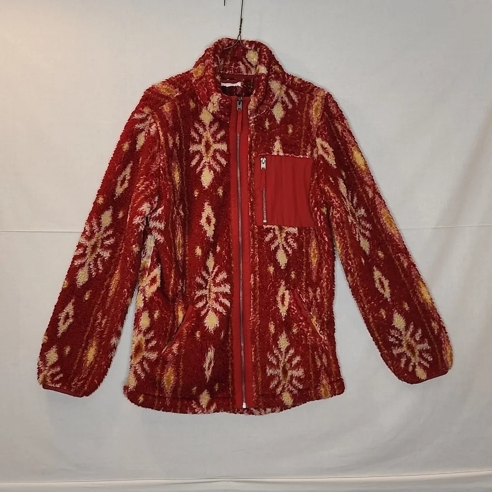 Maurices Faux Fur Zip Up Sweater With Pockets Size Xs